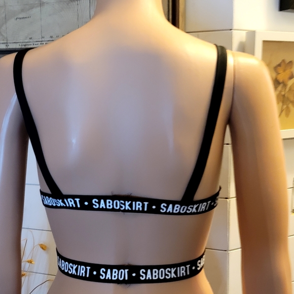 Sabo Skirt Black Stappy Bra - Picture 3 of 4